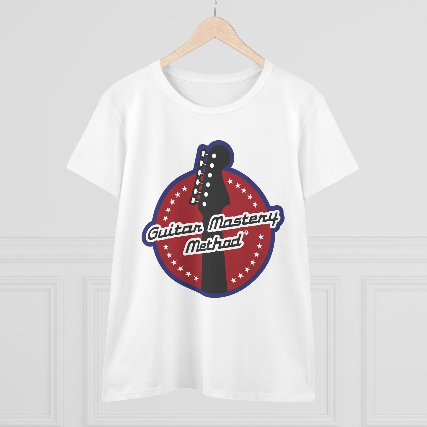 Women's Red Mastery Emblem Tee