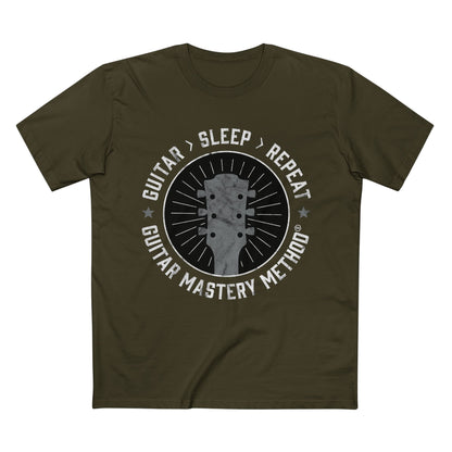 Men's Guitar>Sleep>Repeat Tee