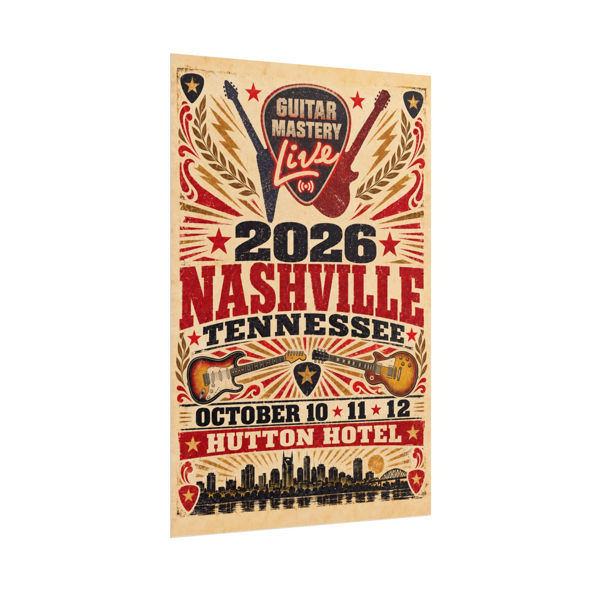 Guitar Mastery Live 2026 Poster