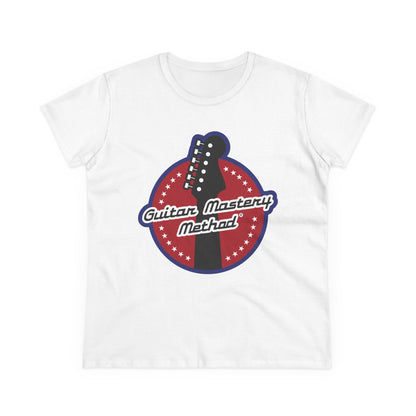 Women's Red Mastery Emblem Tee