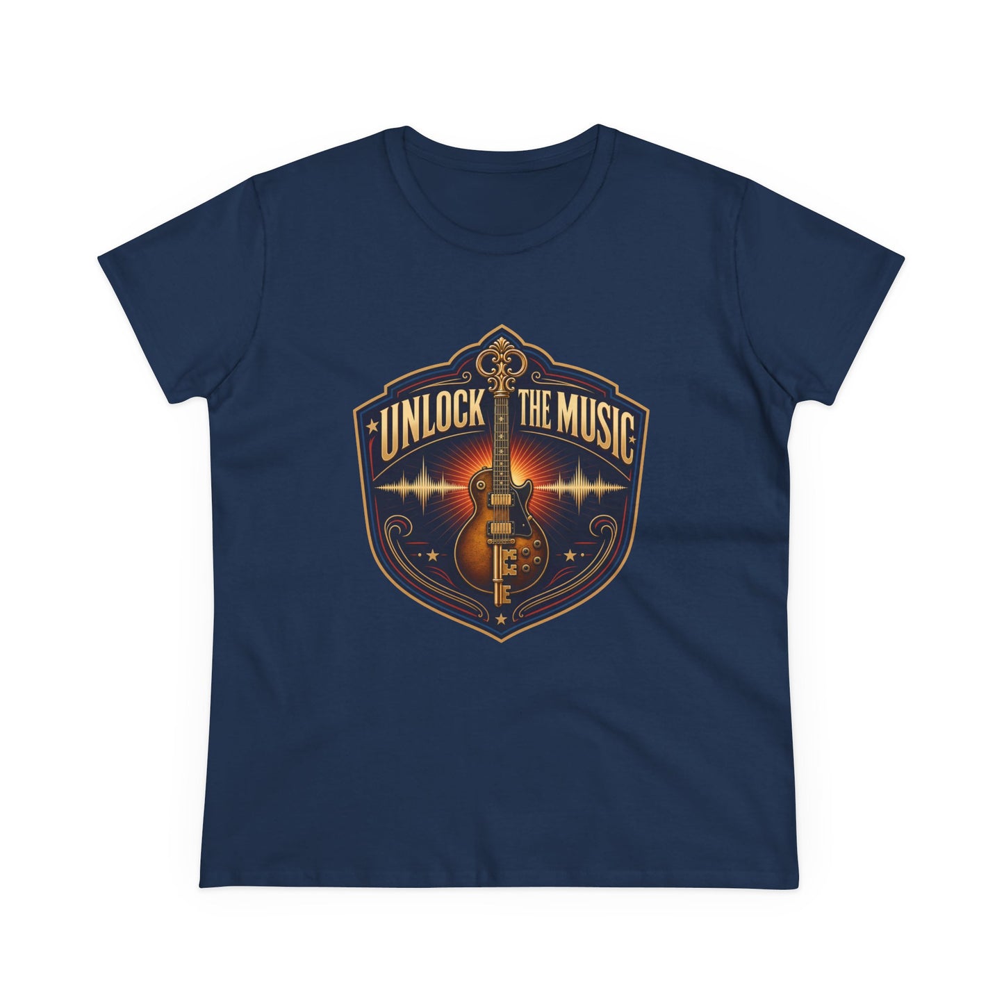 Women's Unlock The Music Logo Tee