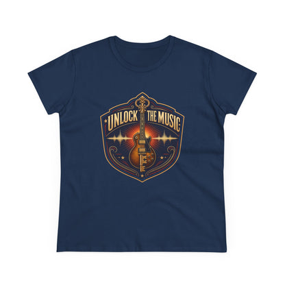 Women's Unlock The Music Logo Tee