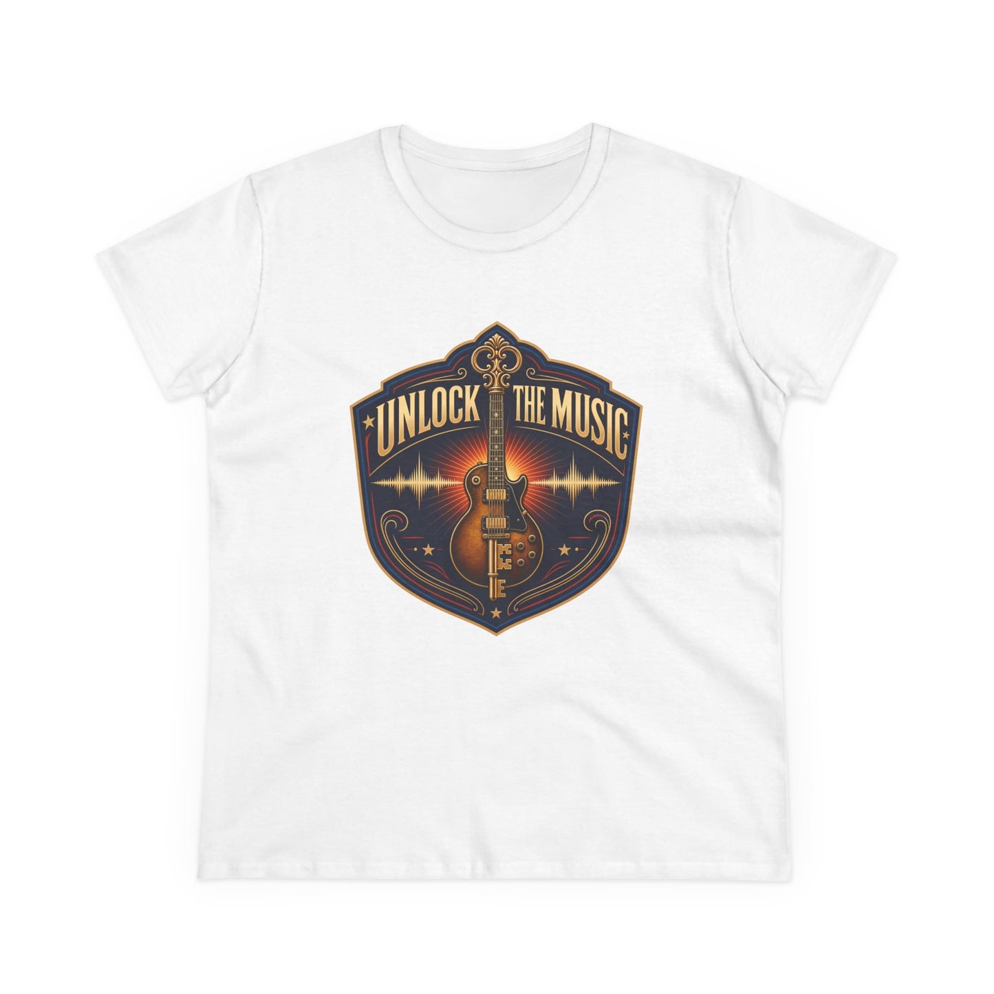 Women's Unlock The Music Logo Tee