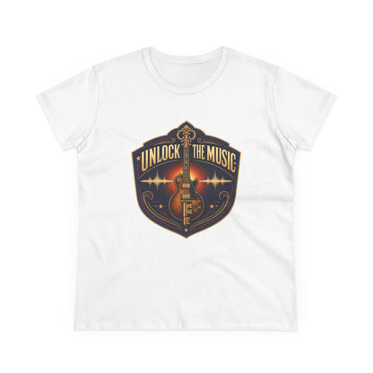 Women's Unlock The Music Logo Tee