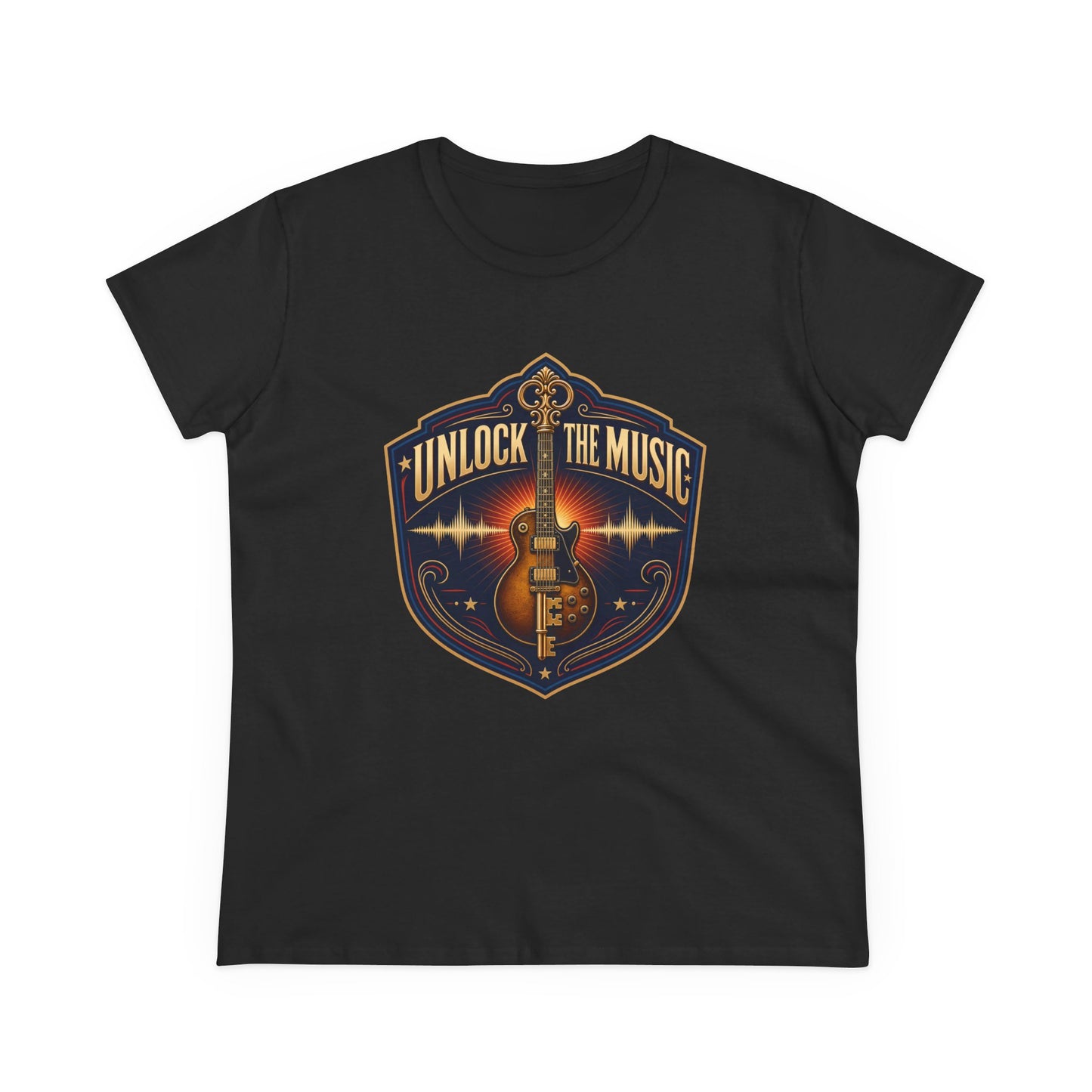 Women's Unlock The Music Logo Tee