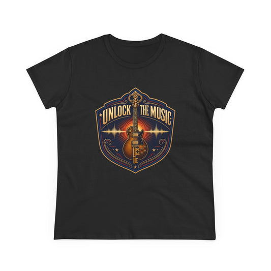 Women's Unlock The Music Logo Tee